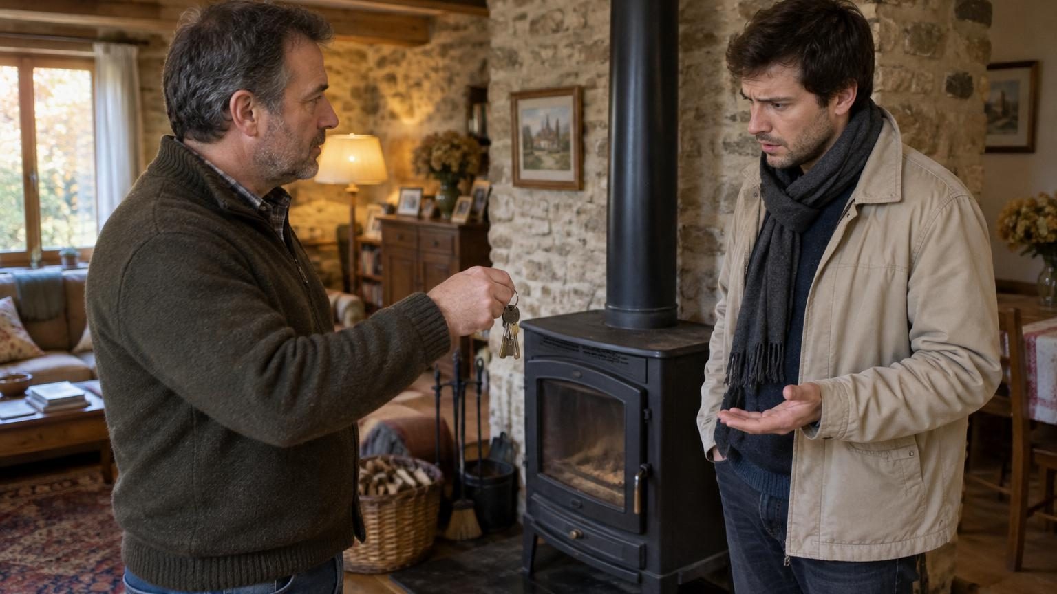 Il loue sa maison de campagne avec poêle à bois pour la Toussaint : à la remise des clés, le locataire demande qui doit payer le ramonage