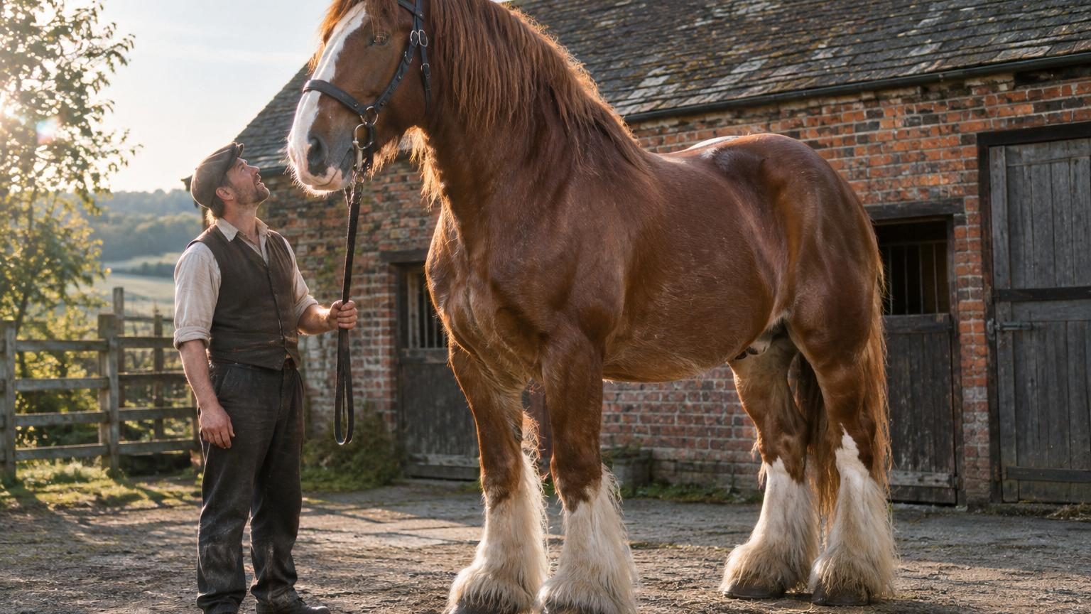 Il mesurait 2,19 mètres et pesait une tonne : Sampson reste le plus grand cheval jamais recensé depuis le XIXe siècle