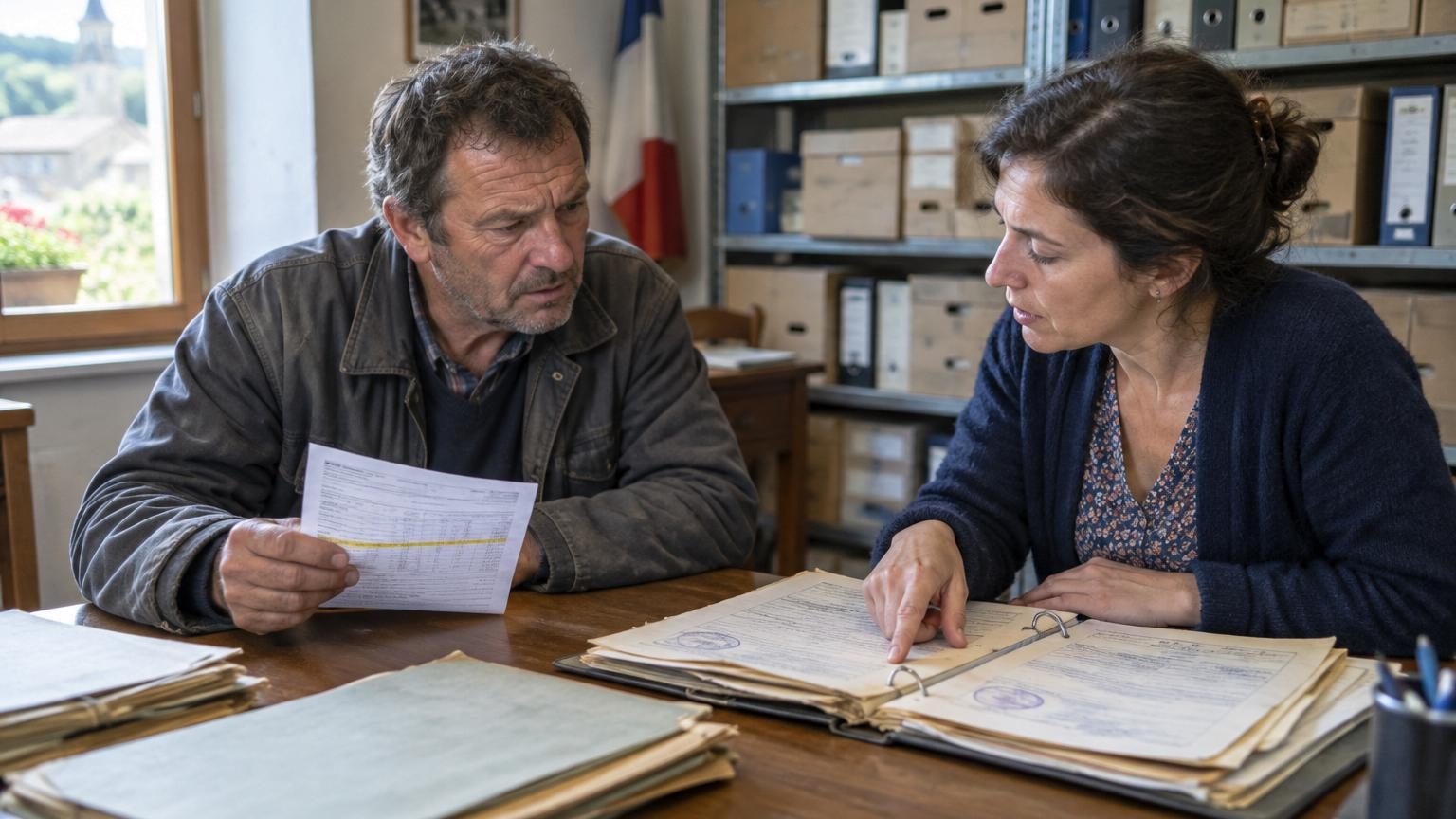 Il paie depuis 19 ans l’entretien d’un chemin communal : lorsqu’il demande pourquoi, la mairie lui montre les archives