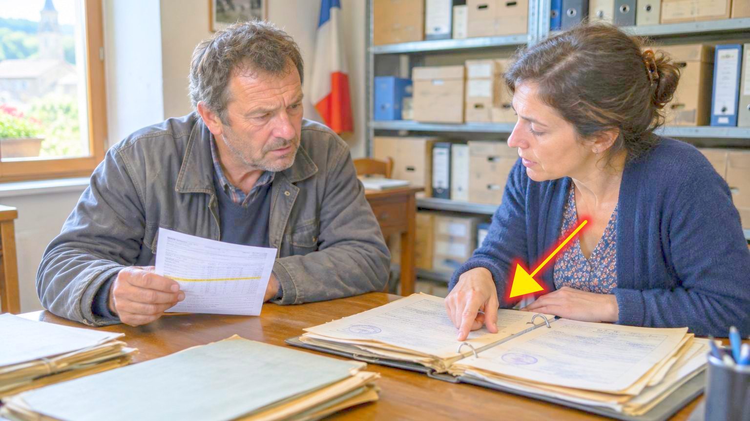 Il paie depuis 19 ans l’entretien d’un chemin communal : lorsqu’il demande pourquoi, la mairie lui montre les archives