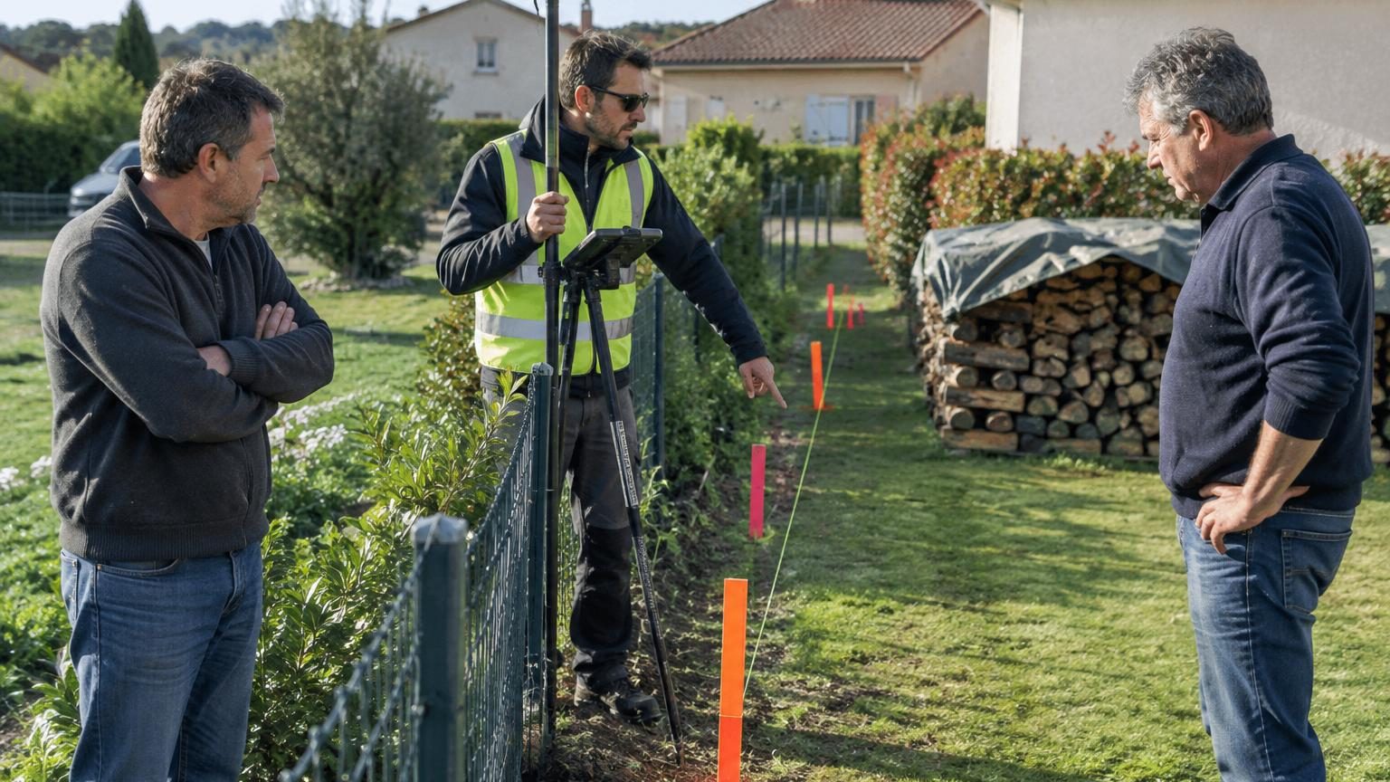 Il pensait que la clôture marquait la limite de son terrain : le jour où le géomètre intervient, plusieurs mètres carrés changent de propriétaire