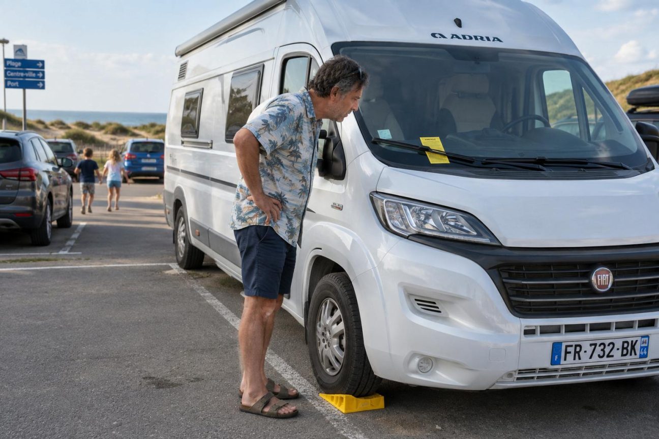 Il pensait respecter toutes les règles avec son camping-car : pourtant, un simple détail concernant son stationnement lui vaut une sanction qu’il n’avait absolument pas prévue