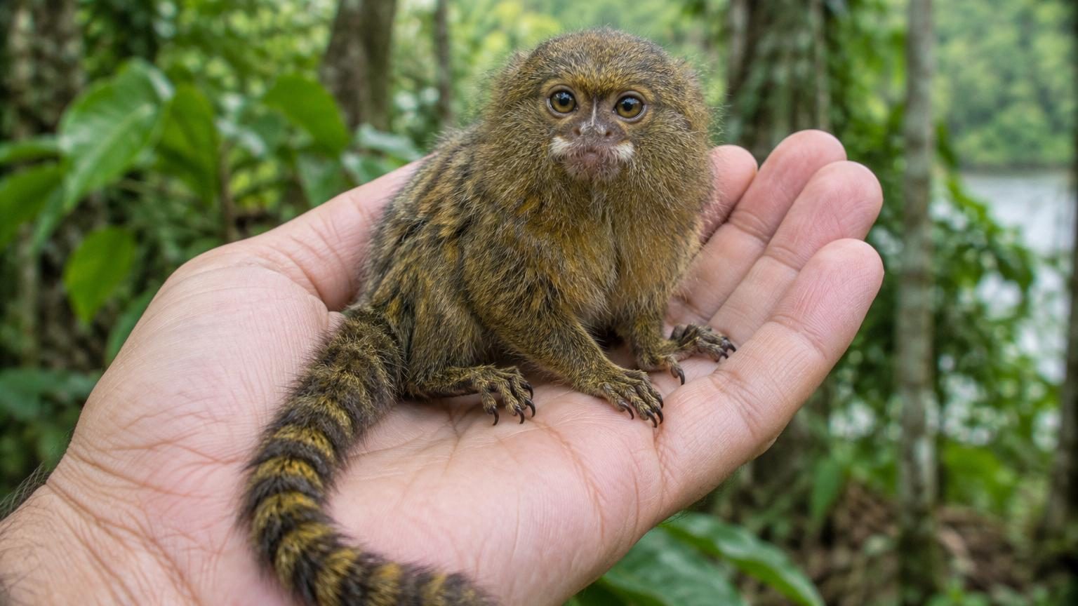 Il pèse à peine 100 grammes et tient dans une main : voici le plus petit singe du monde