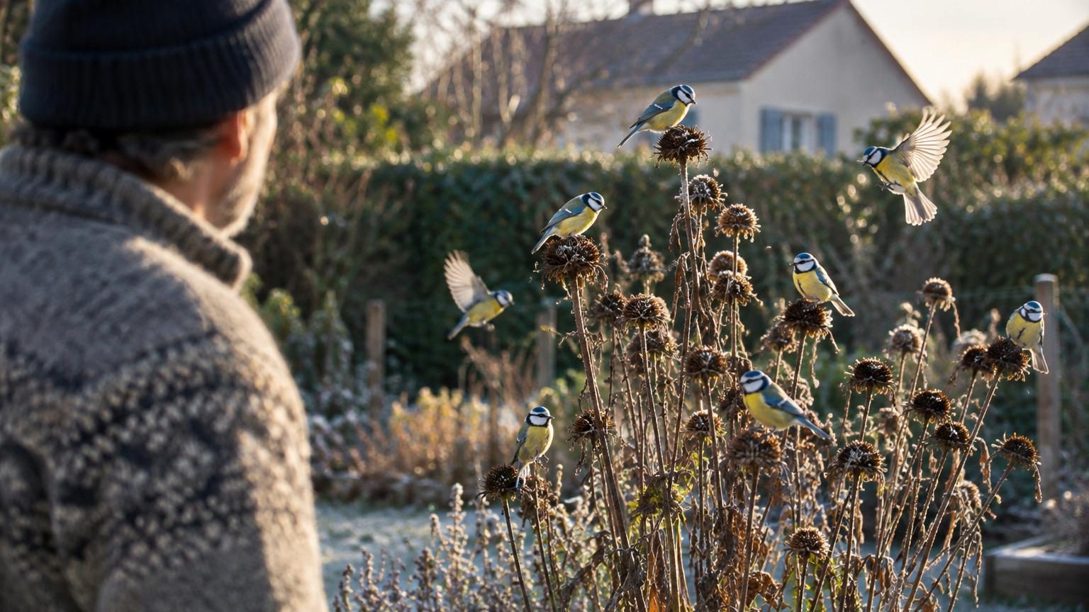 Il plante cette vivace oubliée en mars dans son jardin : l&rsquo;hiver suivant, les mésanges reviennent par dizaines