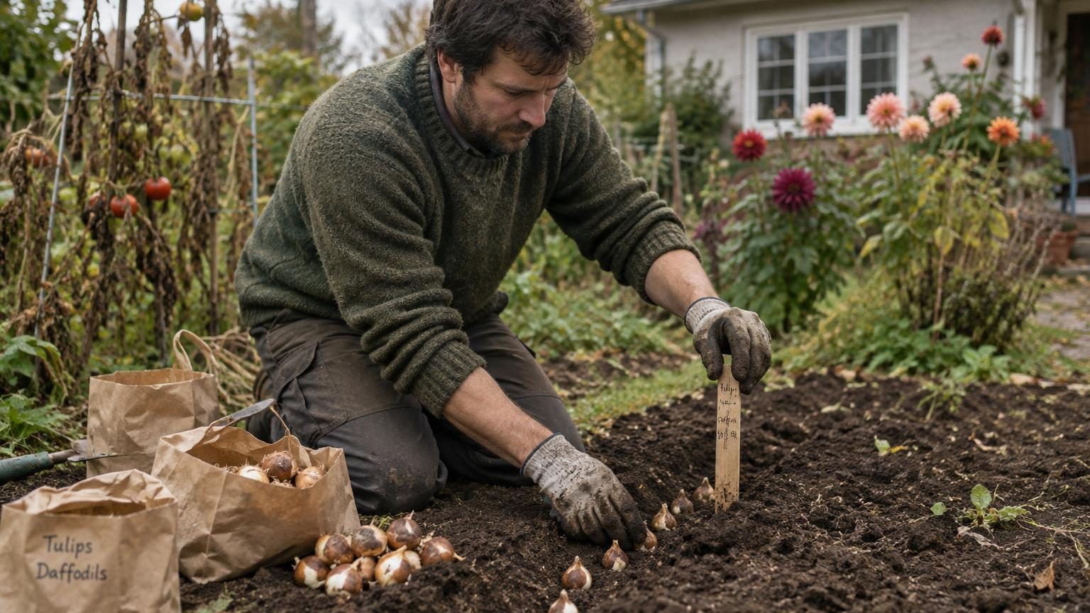 Il plante ses tulipes et ses narcisses en septembre : le geste simple à faire le jour même pour ne pas les détruire au printemps