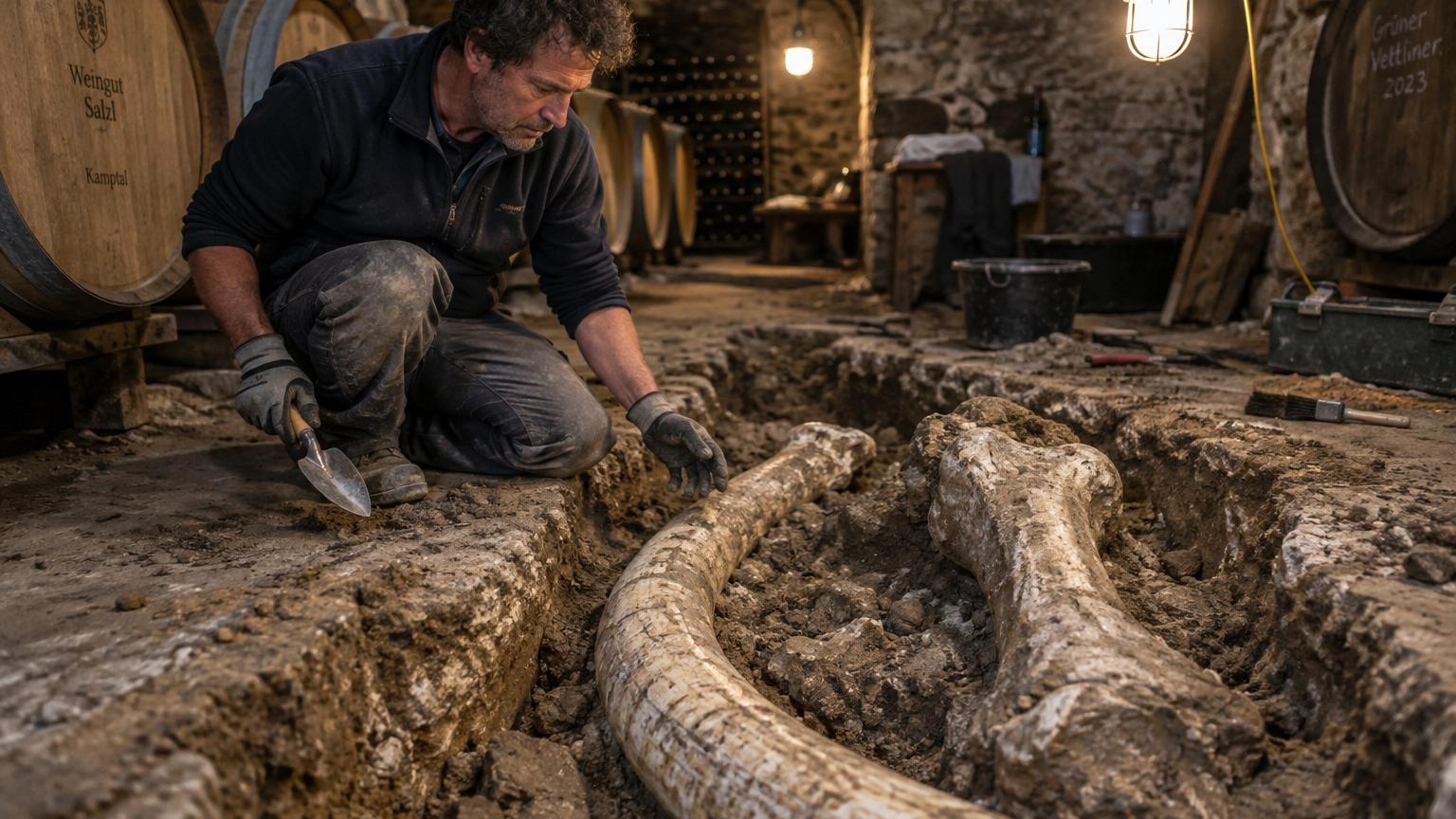 Il rénove la cave de son domaine viticole et tombe sur des ossements : ils datent de 30 000 à 40 000 ans