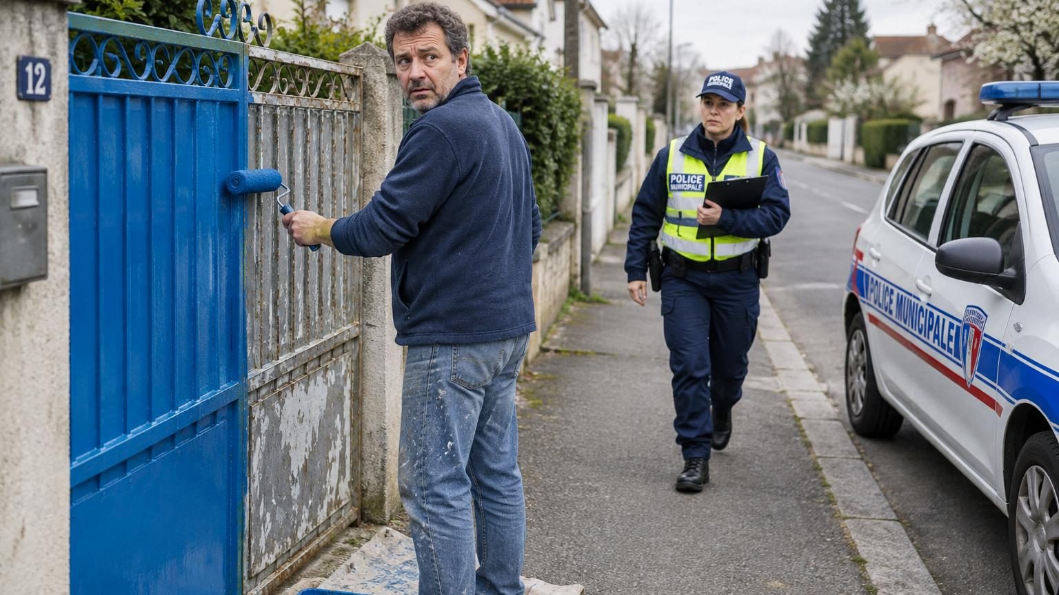 Il repeint son portail au printemps 2026 : ce qu&rsquo;il a oublié de déclarer en mairie peut lui coûter une lourde amende