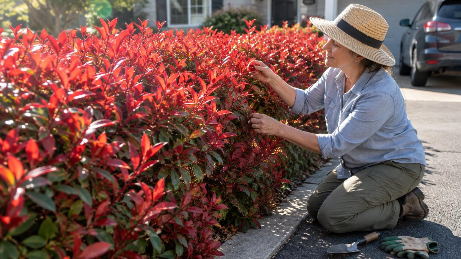 Il supporte la chaleur et le bitume sans faiblir : cet arbuste rouge flamboyant devient la bordure d'allée que les jardiniers s'arrachent