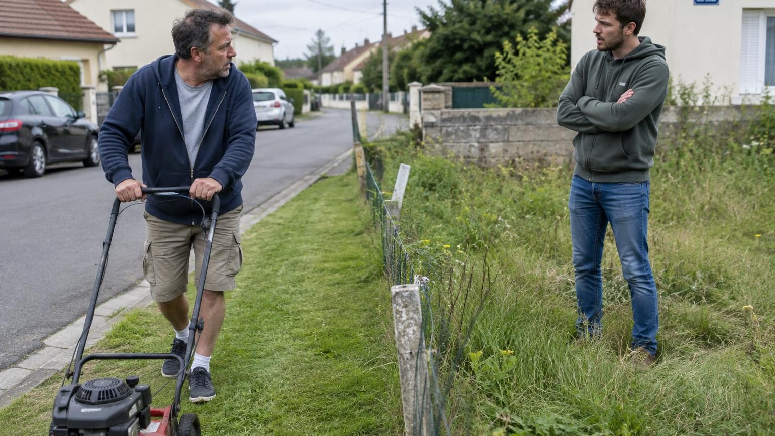 Il tond une bande de pelouse qui ne lui appartient pas depuis 15 ans : le nouveau propriétaire décide soudain de la récupérer