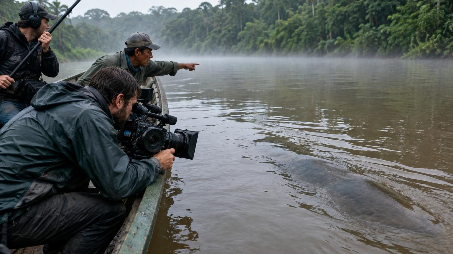Il tourne un documentaire avec Will Smith en Amazonie : ce qu'il filme dans l'eau est une espèce inconnue de 7,5 mètres