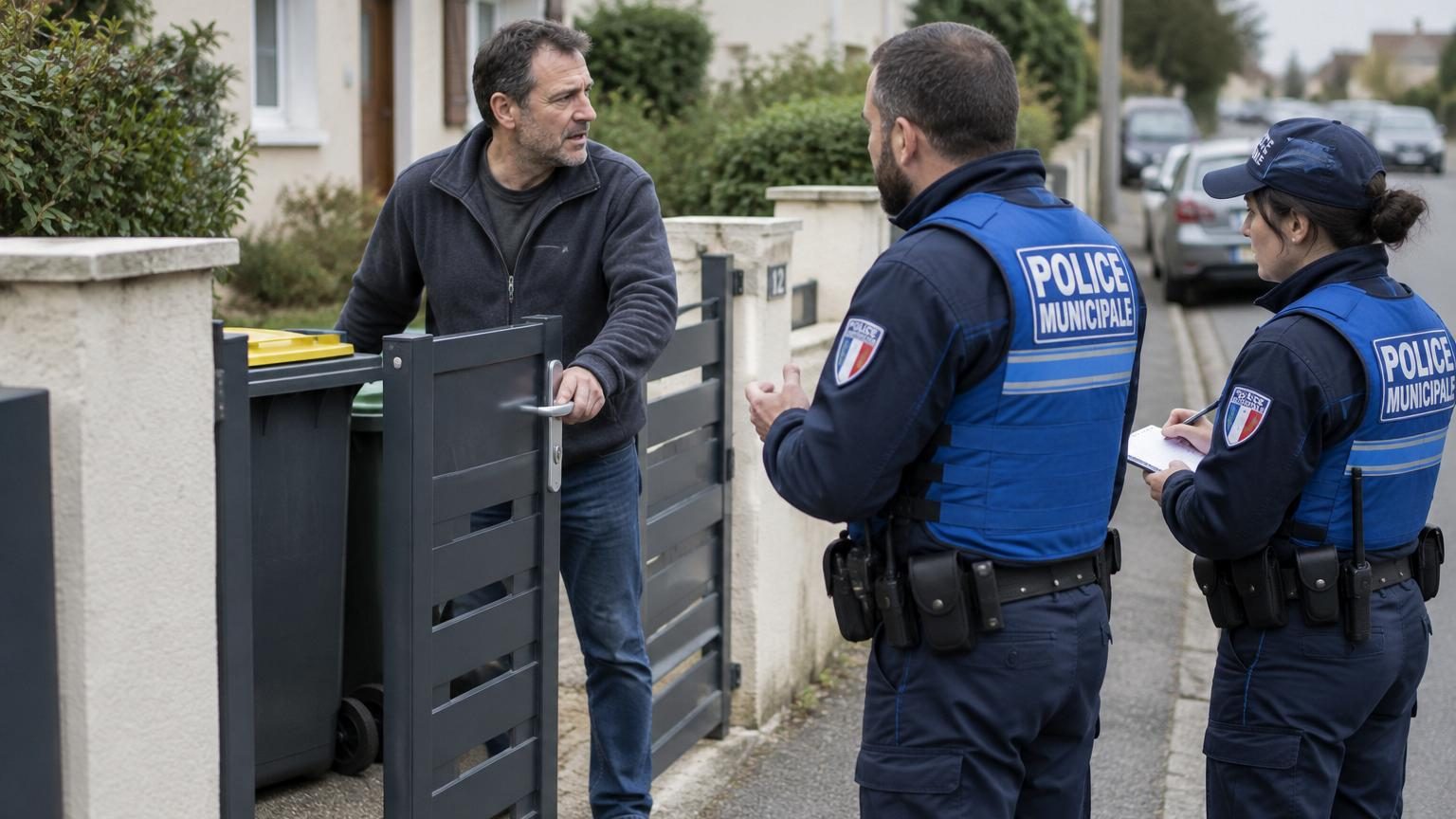 Il voulait juste sortir ses poubelles plus facilement : son nouveau portillon lui vaut une visite surprise de la police municipale