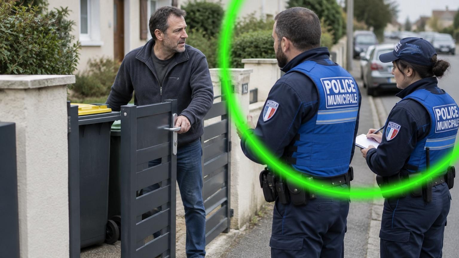 Il voulait juste sortir ses poubelles plus facilement : son nouveau portillon lui vaut une visite surprise de la police municipale