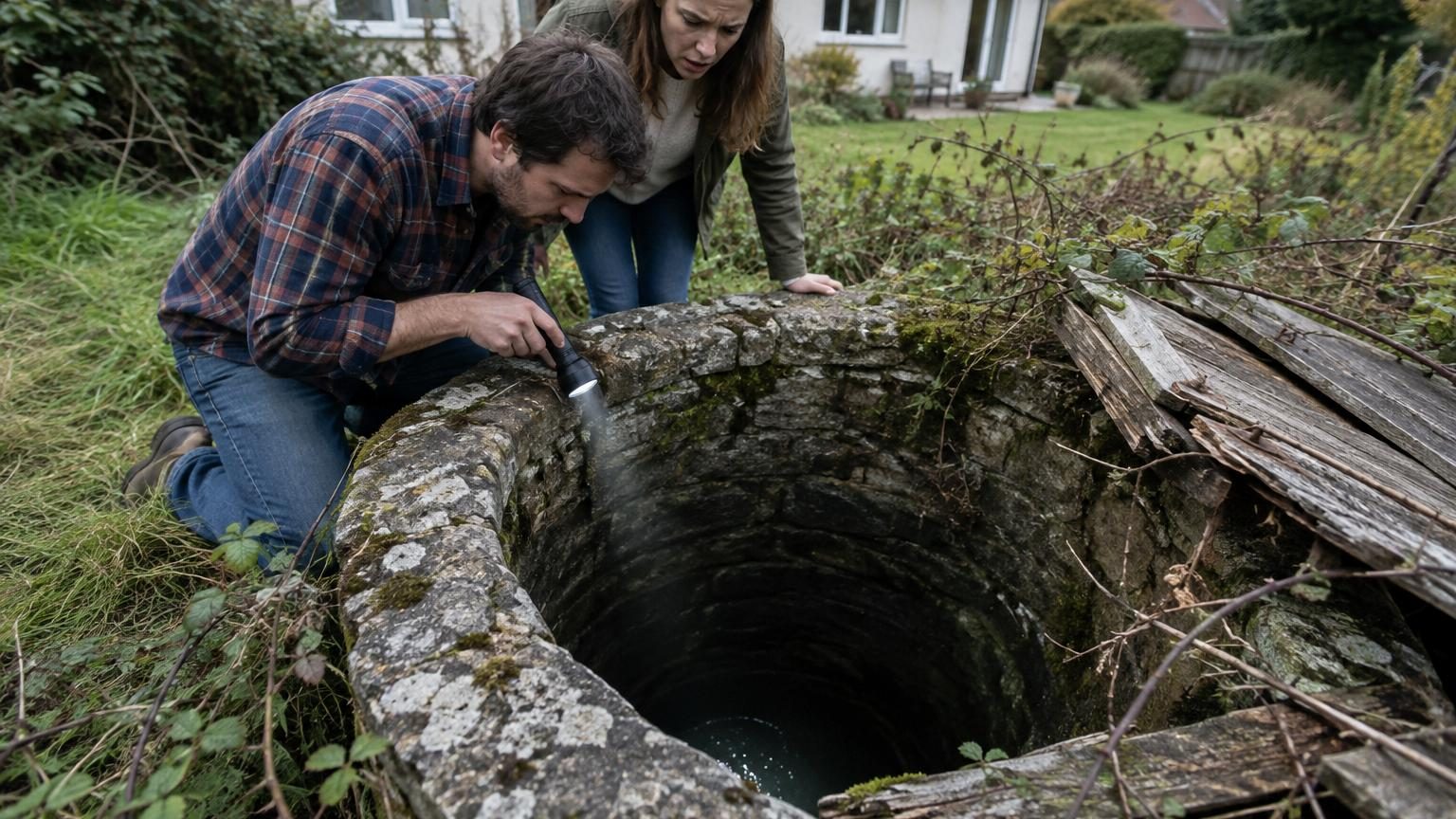 Ils achètent une maison avec un vieux puits dans le jardin : en voulant le sécuriser, ils découvrent quelque chose que personne ne leur avait signalé