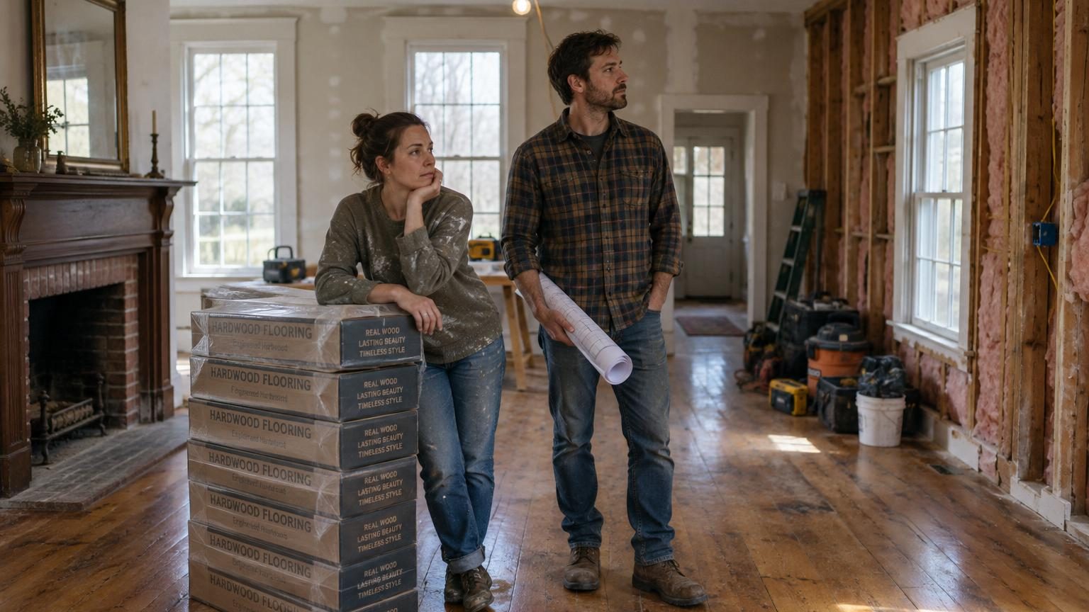 Ils achètent une maison de 1830 pour 460 000 dollars : cinq ans et 300 000 dollars de travaux plus tard, voici ce à quoi ils ont renoncé