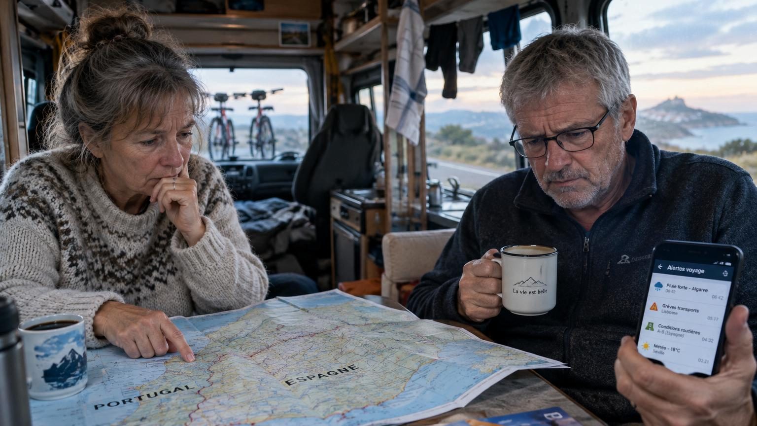 Ils avaient prévu de passer l’hiver au Portugal en camping-car : une seule contrainte les pousse finalement à changer de pays