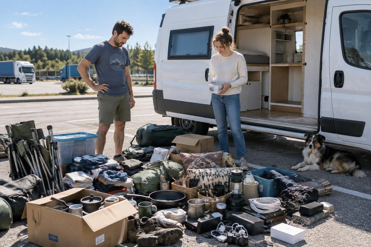 Ils avaient transformé leur camping-car en véritable petite maison : après quelques mois, ils ont pourtant supprimé la moitié de leurs équipements