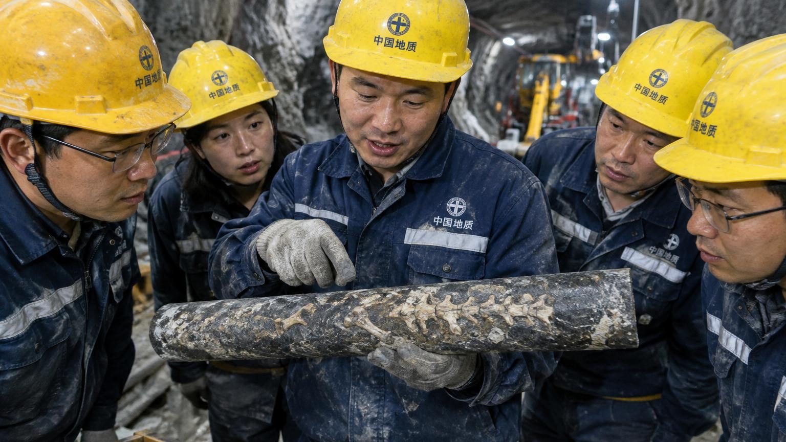 Ils cherchaient du cuivre à 473 mètres sous terre en Chine : ce qu'ils remontent date de 115 millions d'années