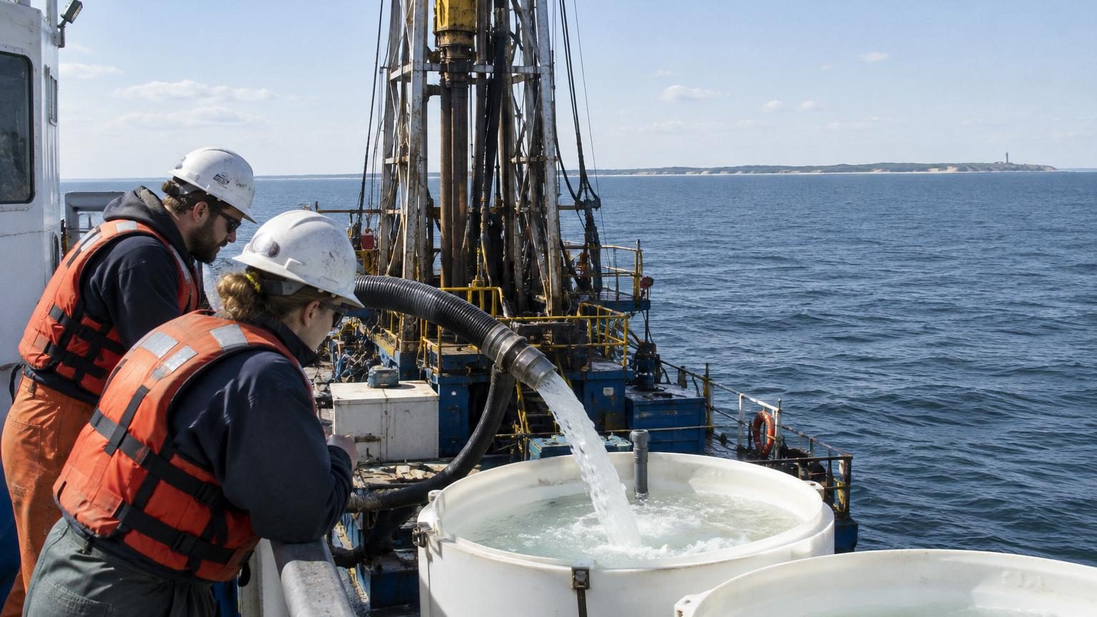 Ils forent au large du Cap Cod et trouvent un immense réservoir d'eau douce sous l'Atlantique : voici ce que ça change
