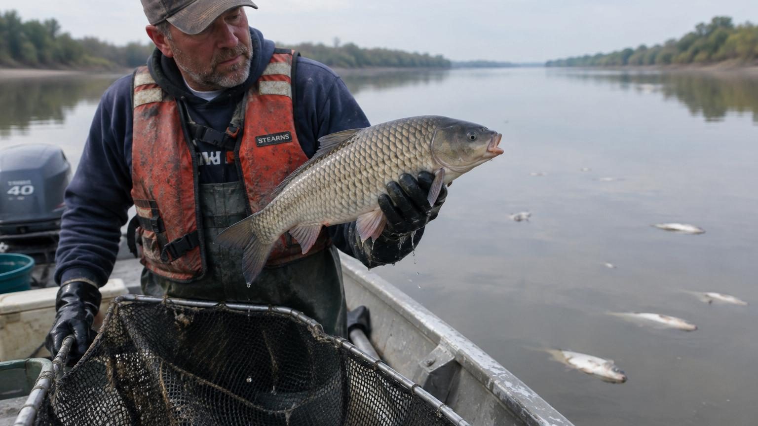 Ils importent ces carpes pour nettoyer leurs bassins : cinquante ans plus tard, le Mississippi est vidé de ses poissons