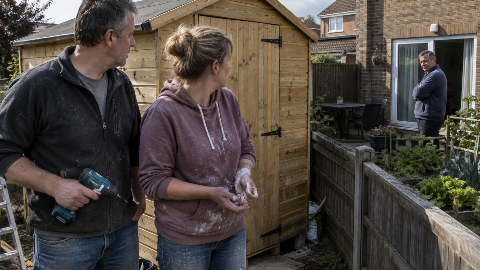 Ils installent un abri de jardin derrière leur maison : leur voisin attend plusieurs mois avant de leur dire ce qui le dérange