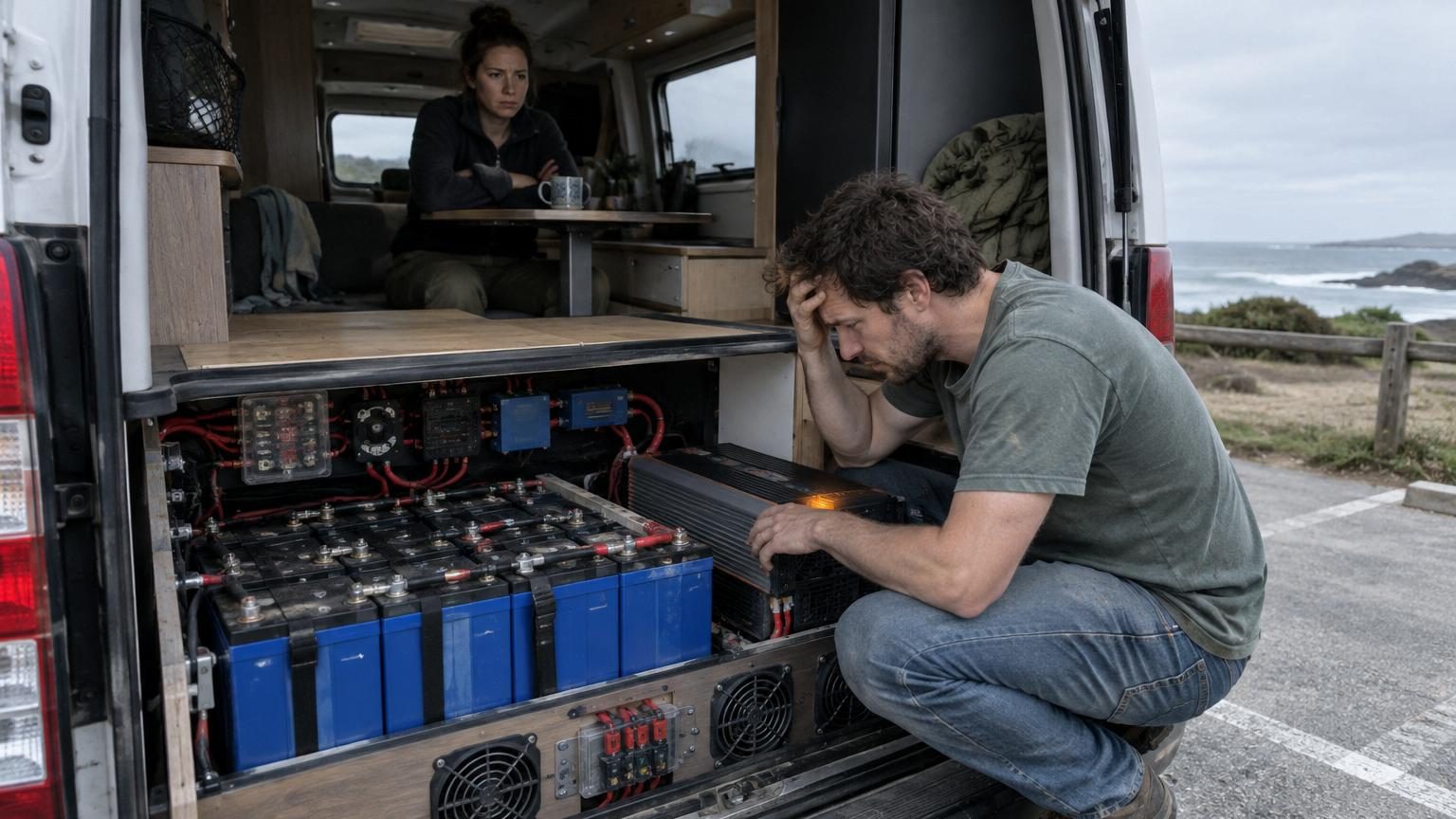 Ils installent une immense batterie dans leur camping-car pour ne plus jamais manquer d’électricité : quelques semaines plus tard, ils regrettent amèrement leur choix