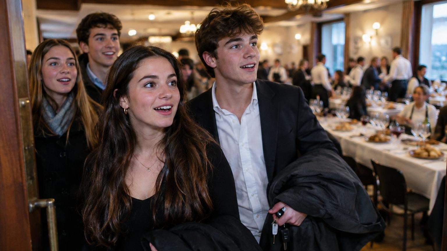 Ils ont 19 ans, ont payé 80 € et roulé deux heures pour leur premier banquet du Canon Français : voici ce qui les motive