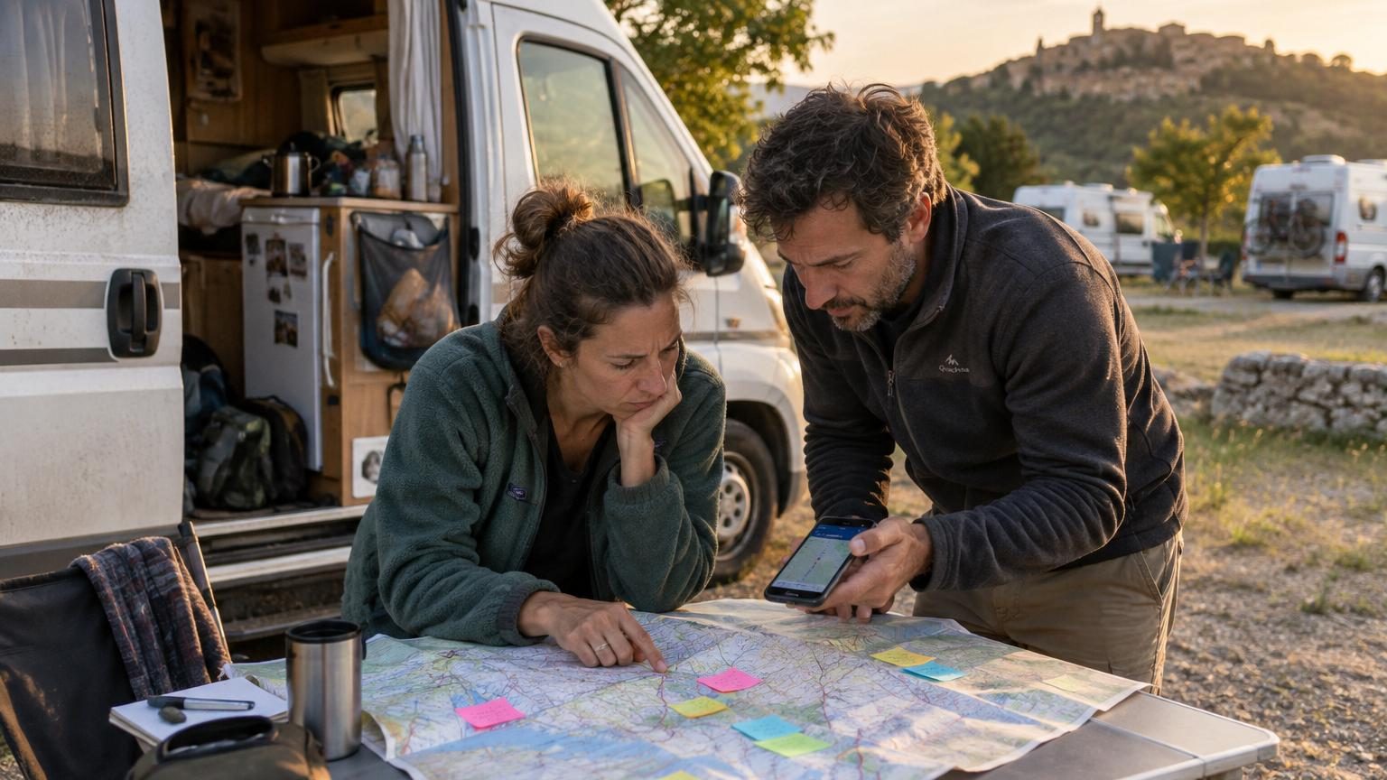 Ils partent en camping-car sans réserver leur moindre étape pour rester libres : après quelques semaines, ils changent complètement de stratégie