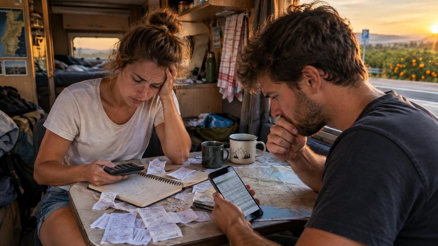 Ils partent pour six mois en camping-car avec seulement 12 000 euros de budget : au bout de quatre mois, ils font leurs comptes