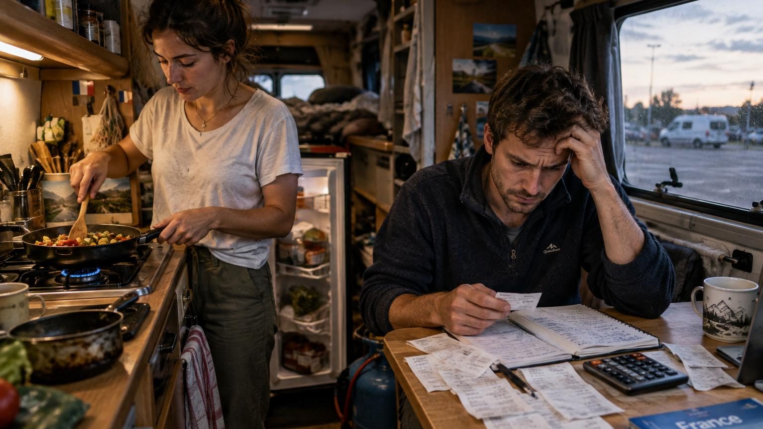 Ils pensaient économiser en cuisinant tous leurs repas dans leur camping-car : après 9 mois, leur budget raconte une autre histoire