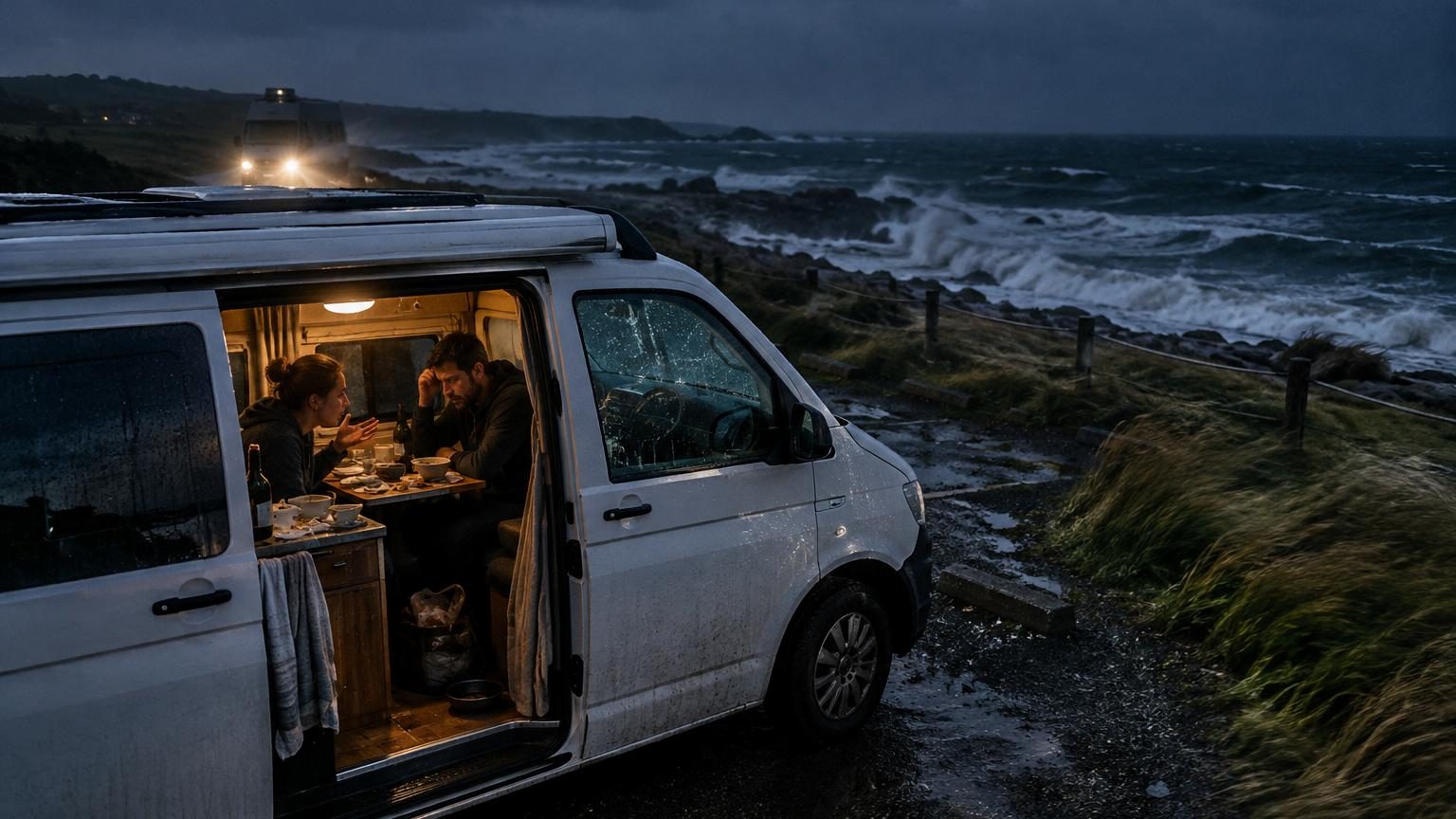 Ils pensaient que dormir dans leur camping-car face à la mer serait le meilleur moment de leur voyage : cette nuit-là, ils découvrent une autre réalité du bord de l’eau