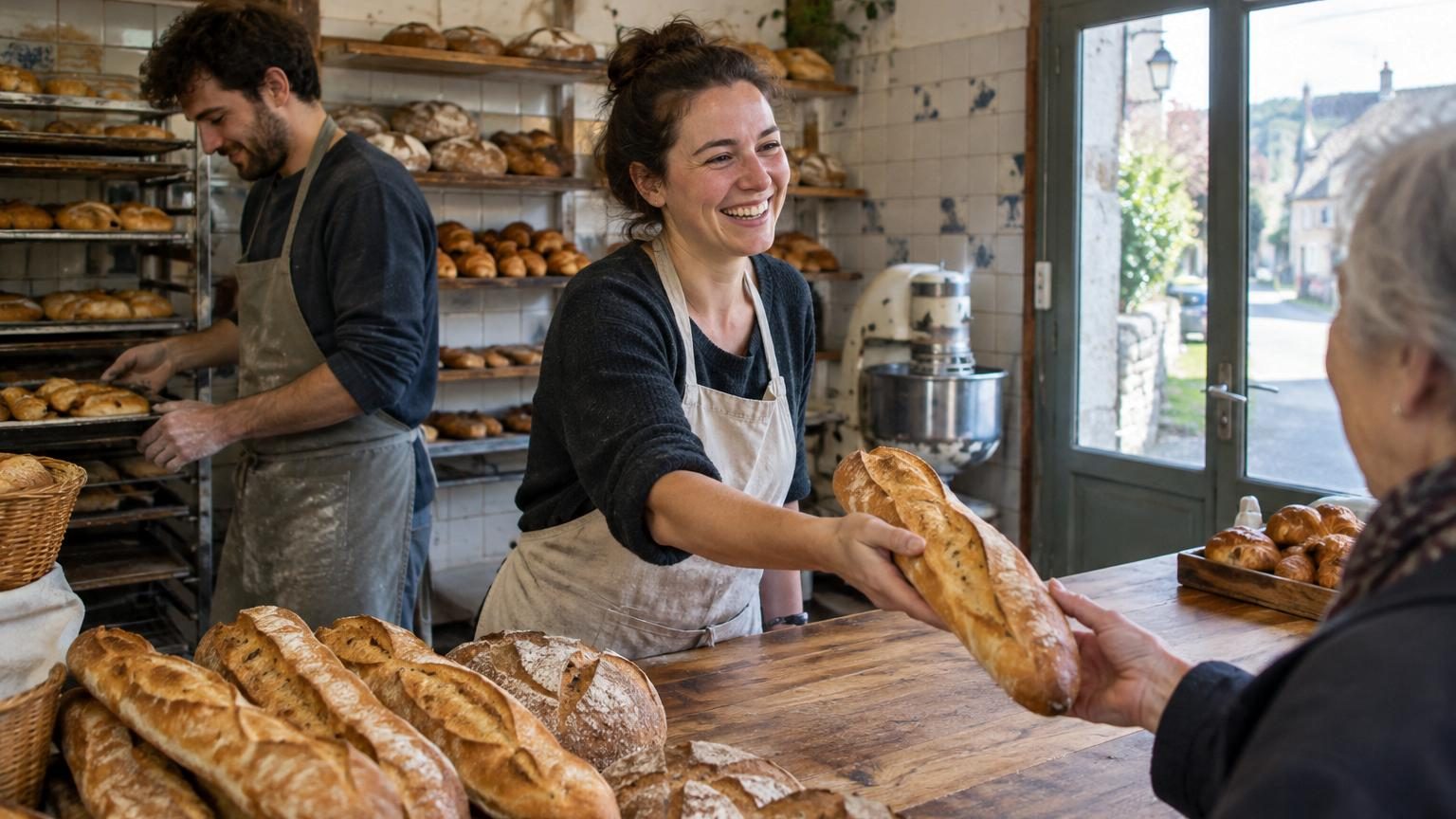 Ils quittent le Nord pour un village de 300 habitants et reprennent la boulangerie pour 1 euro : elle a rouvert le 10 septembre