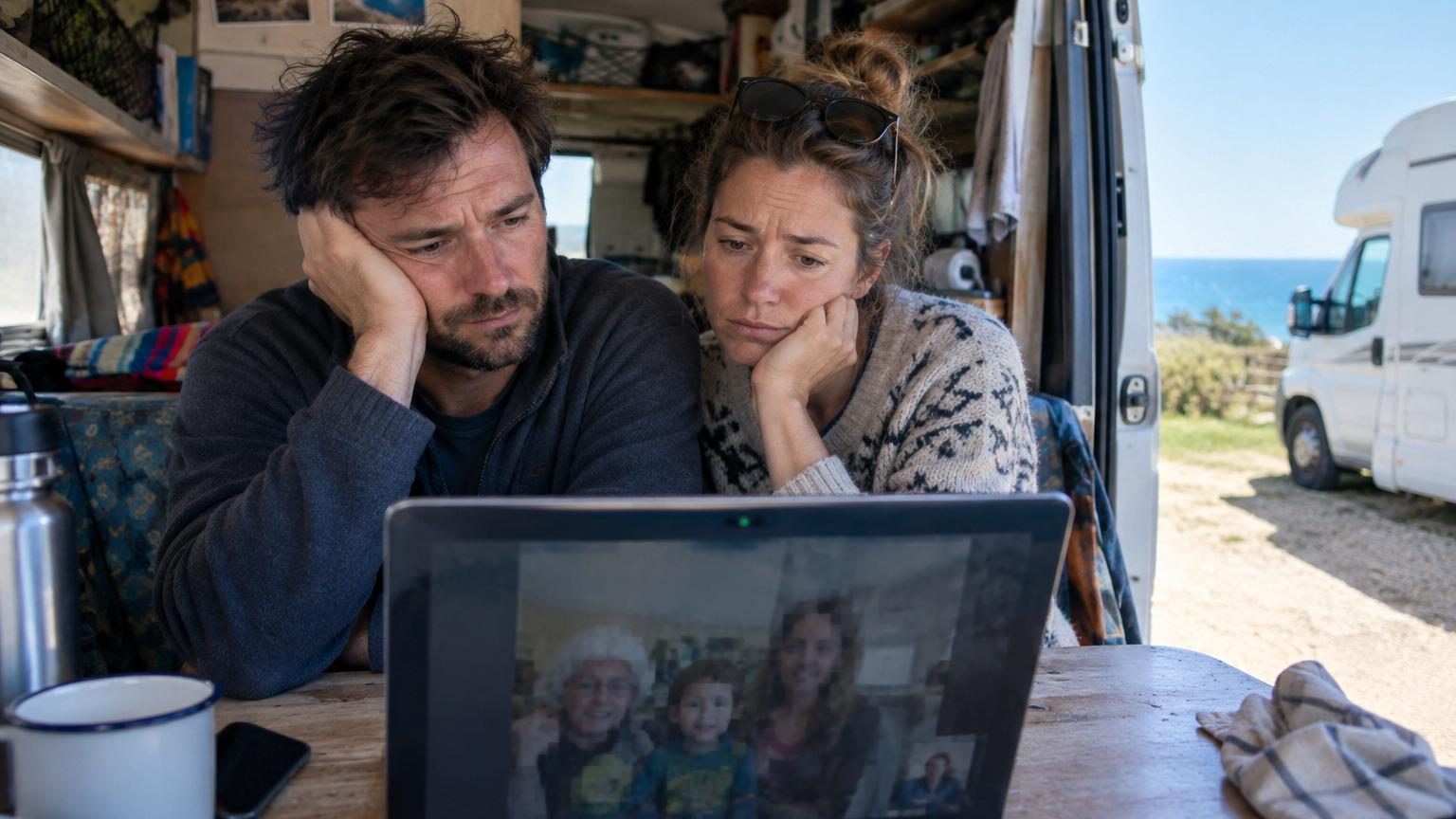 Ils réalisent enfin leur rêve de partir plusieurs mois en camping-car : au bout de quelques semaines, une seule chose leur donne envie de rentrer