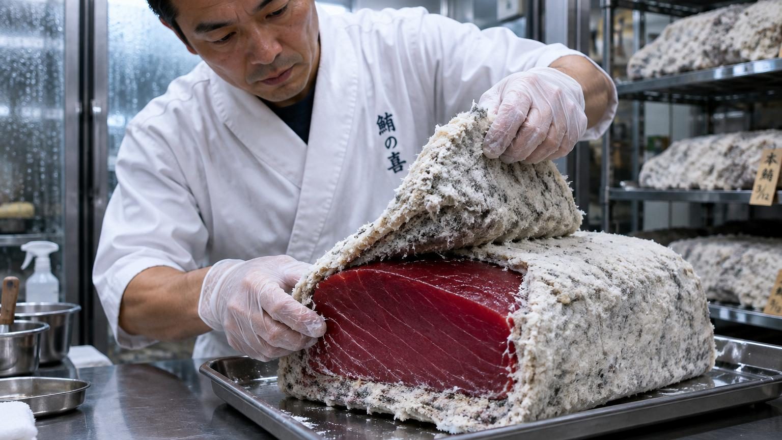 Ils recouvrent le thon d'une moisissure pendant plusieurs jours : ce qui se passe ensuite fait de ce sashimi une rareté au Japon