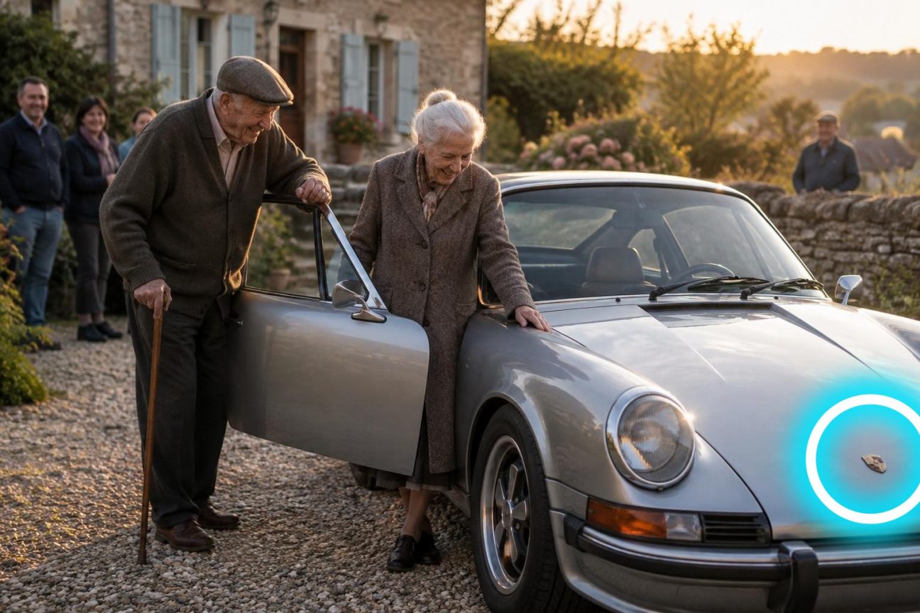 Ils rêvaient d'une Porsche depuis les années 50 : à 92 et 94 ans, ils l'achètent enfin pour leurs 70 ans de mariage