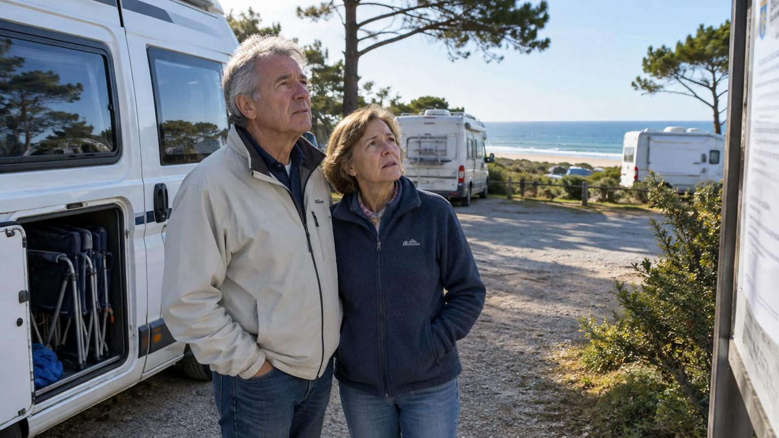 Ils venaient ici depuis quinze ans avec leur camping-car : un nouvel arrêté municipal bouleverse leurs habitudes et interdit désormais les nuitées