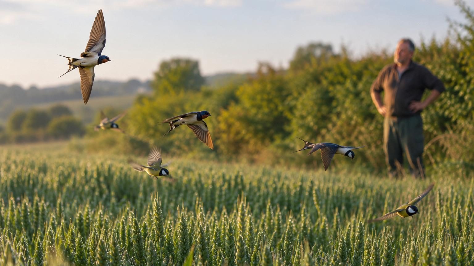 Interdits depuis 2018, ces pesticides laissaient les campagnes silencieuses : les oiseaux insectivores français reprennent doucement leur envol