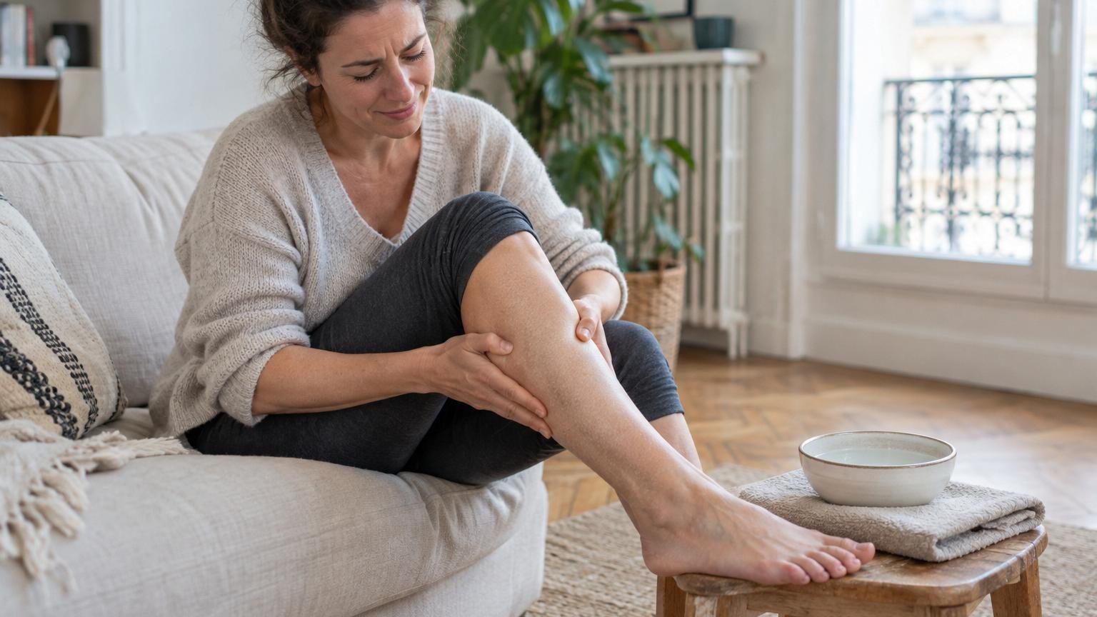 Jambes lourdes et pieds froids : les 5 gestes simples qui relancent naturellement la circulation sanguine