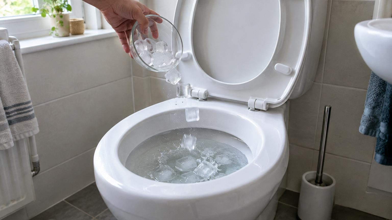 Jeter des glaçons dans la cuvette des toilettes une fois par semaine : à quoi ça sert et pourquoi c'est recommandé