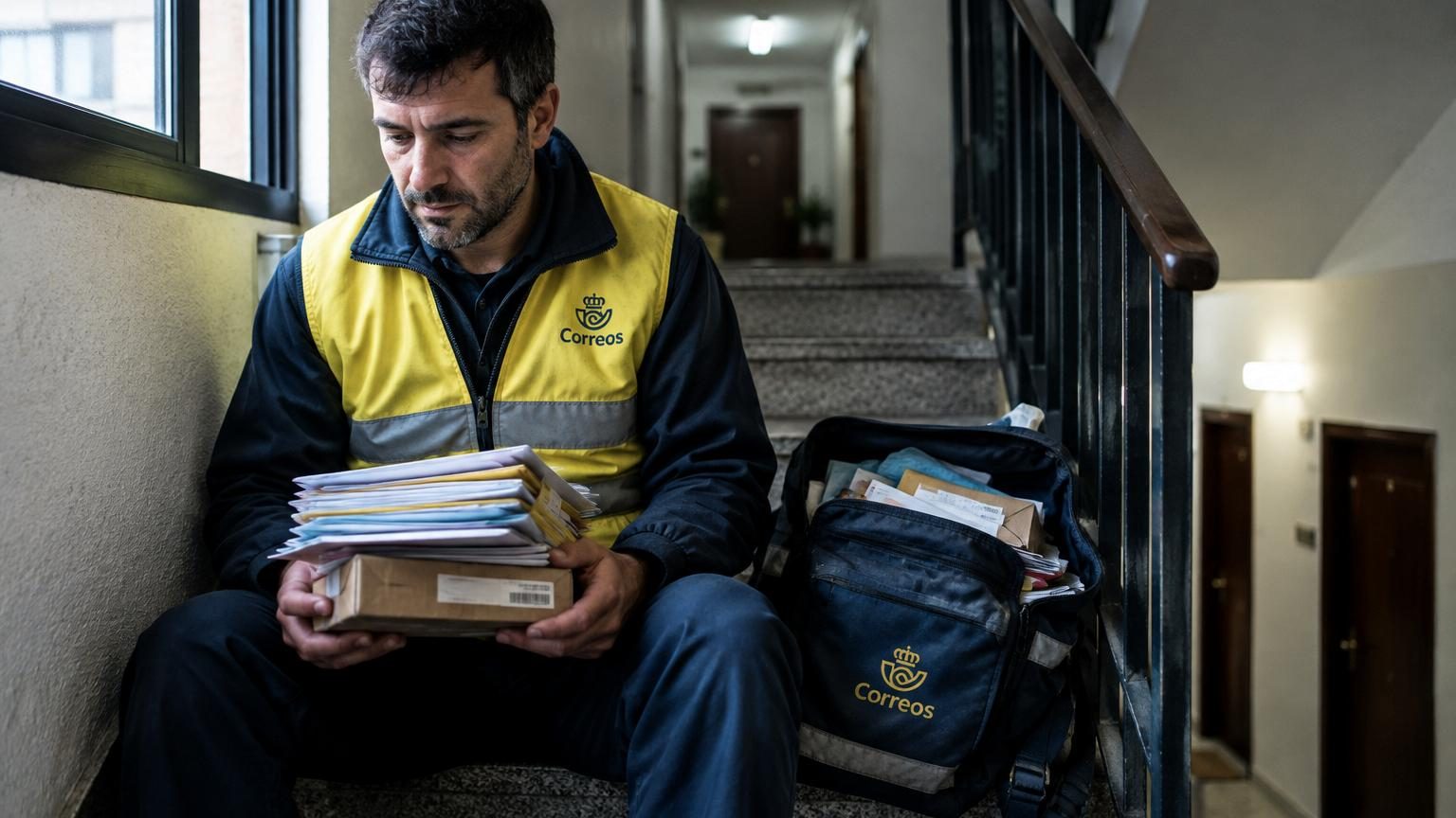 Jorge, employé de La Poste espagnole, brise le silence : « Je connais des collègues qui rentrent chez eux pendant une heure, deux ou trois fois, avant de repartir faire leur tournée »