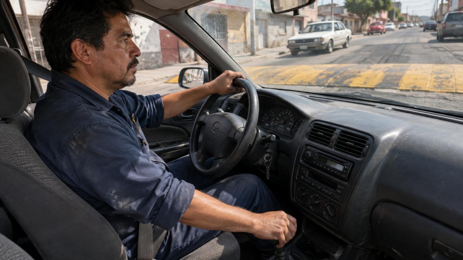 Juan José Vicente, mécanicien : « pour passer un ralentisseur sans abîmer la voiture, il faut rétrograder et réaccélérer progressivement »