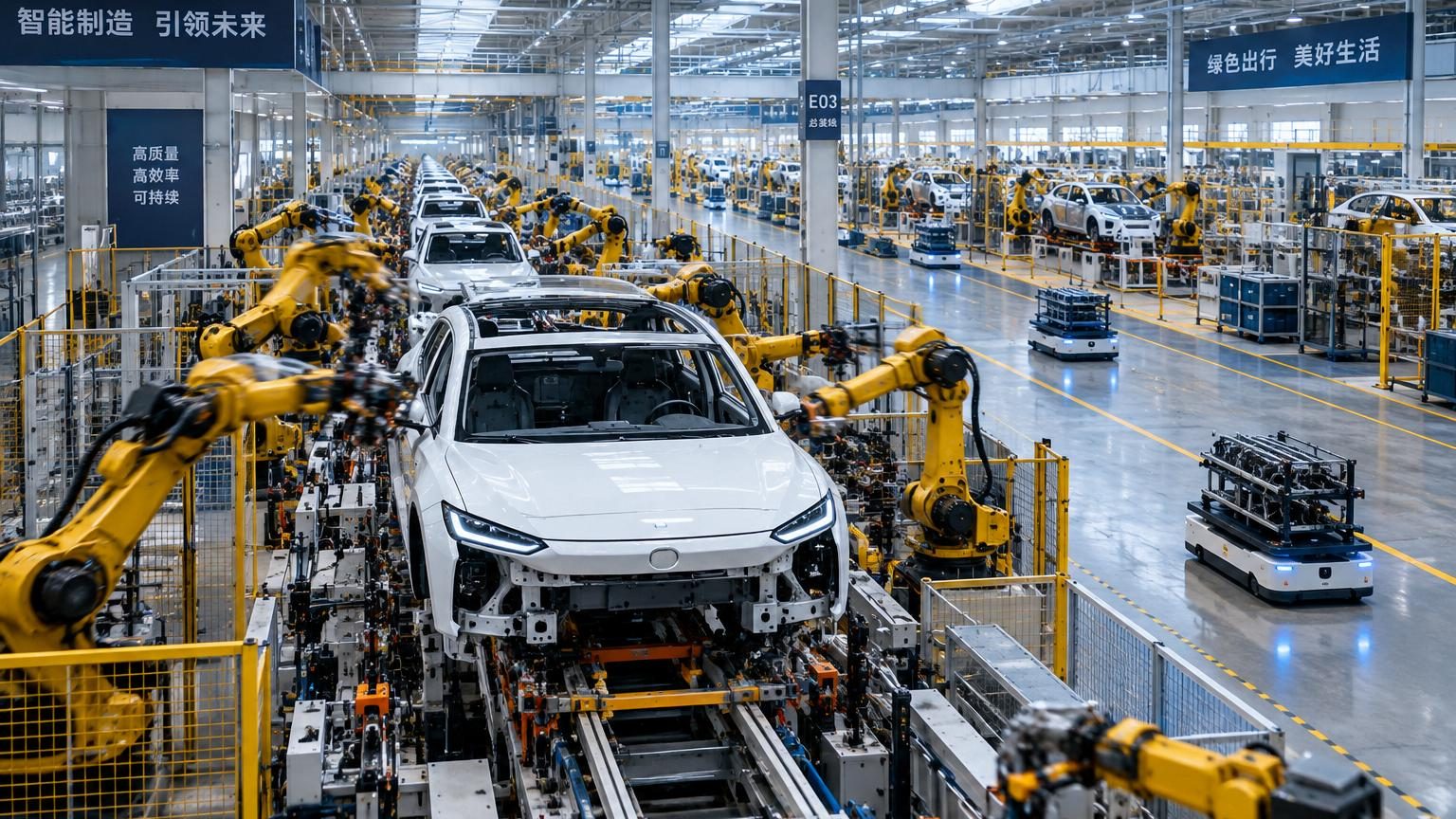 La Chine prépare sa première usine automobile sans aucun ouvrier : elle ouvrira avant 2030 et lancera l&rsquo;ère des « usines fantômes »