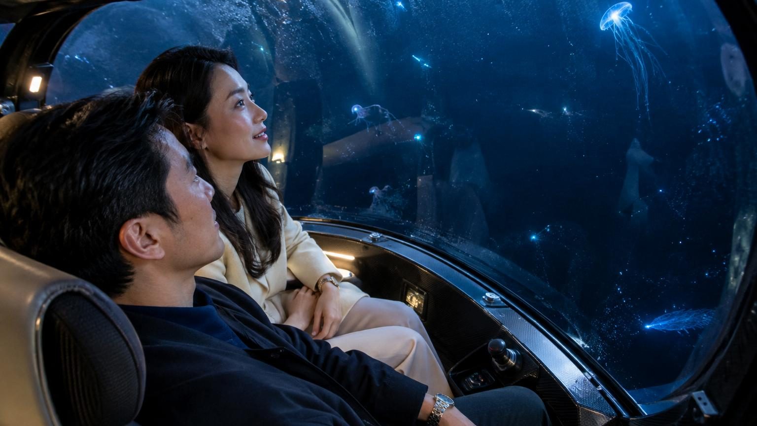 La Chine vise 525 000 ultra-riches avec un voyage à 1 000 mètres sous la mer : là où la lumière disparaît totalement