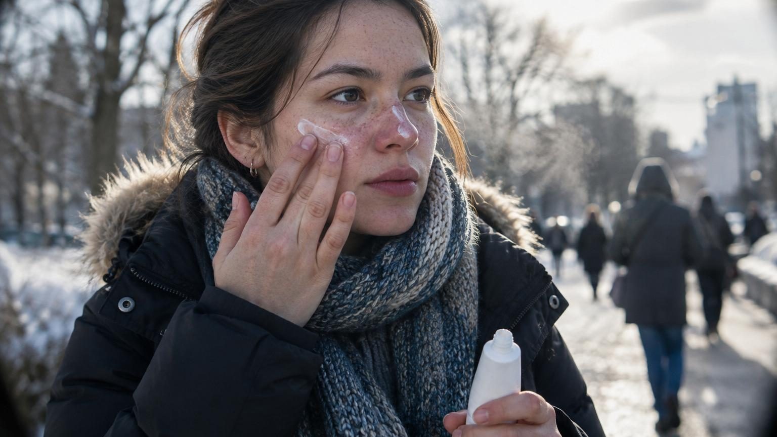 La crème solaire en hiver : les dermatologues sont unanimes, ce n'est pas la chaleur qui abîme la peau