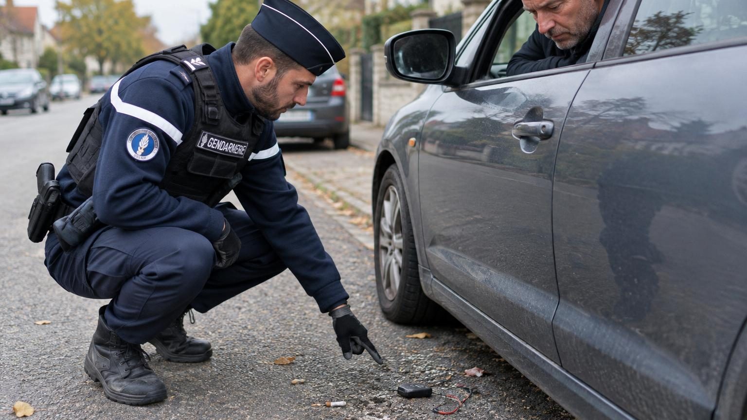 La gendarmerie donne l'alerte : les automobilistes doivent observer le sol avant de monter en voiture
