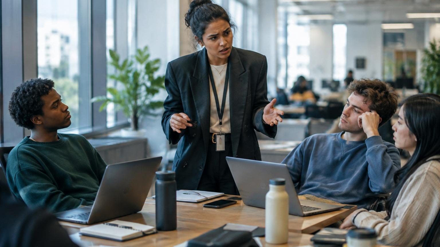 La génération Z arrive aux postes de direction : sa première critique ne vise ni les boomers ni les managers, mais les jeunes qu&rsquo;elle encadre