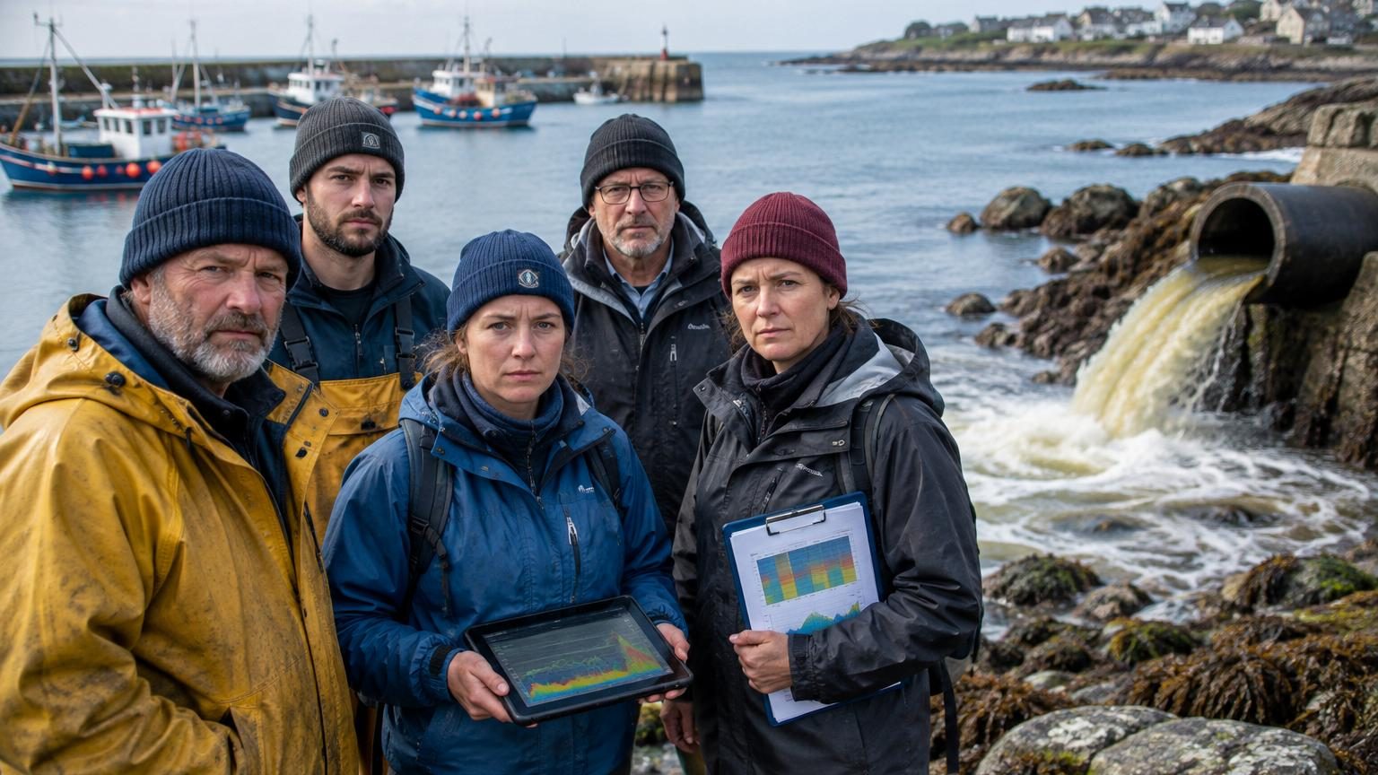 « La mer n'est pas un égout » : dans le Finistère sud, pêcheurs et scientifiques lancent une pétition pour un audit des réseaux d'assainissement