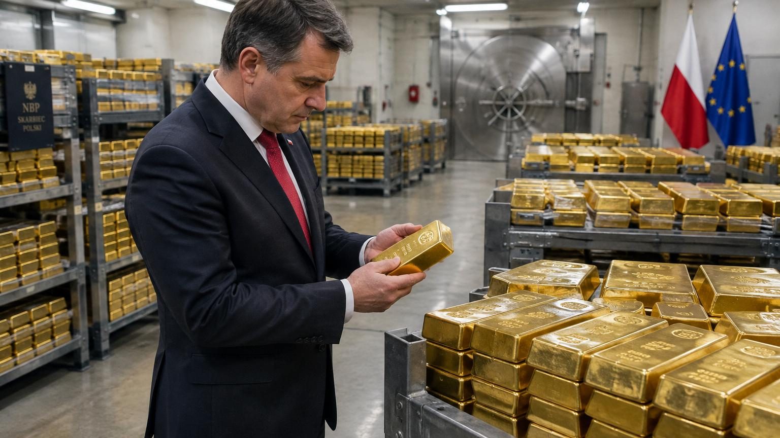 La Pologne vient de franchir les 550 tonnes d'or : elle détient presque deux fois les réserves du Royaume-Uni et dépasse même celles de la BCE