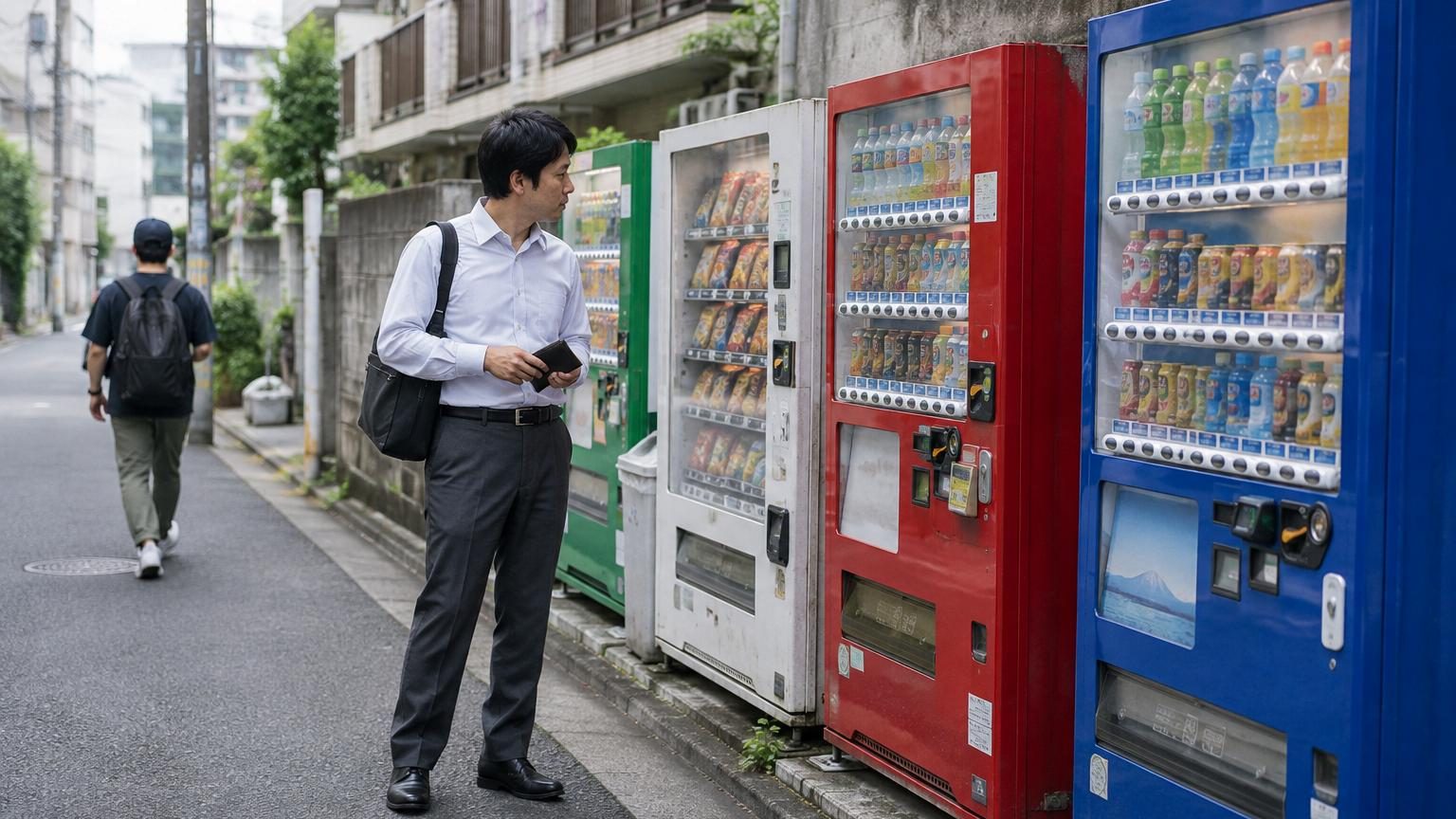 Le Japon compte un distributeur automatique pour 30 habitants : ce qui explique ce record n&rsquo;est ni la technologie ni la gourmandise