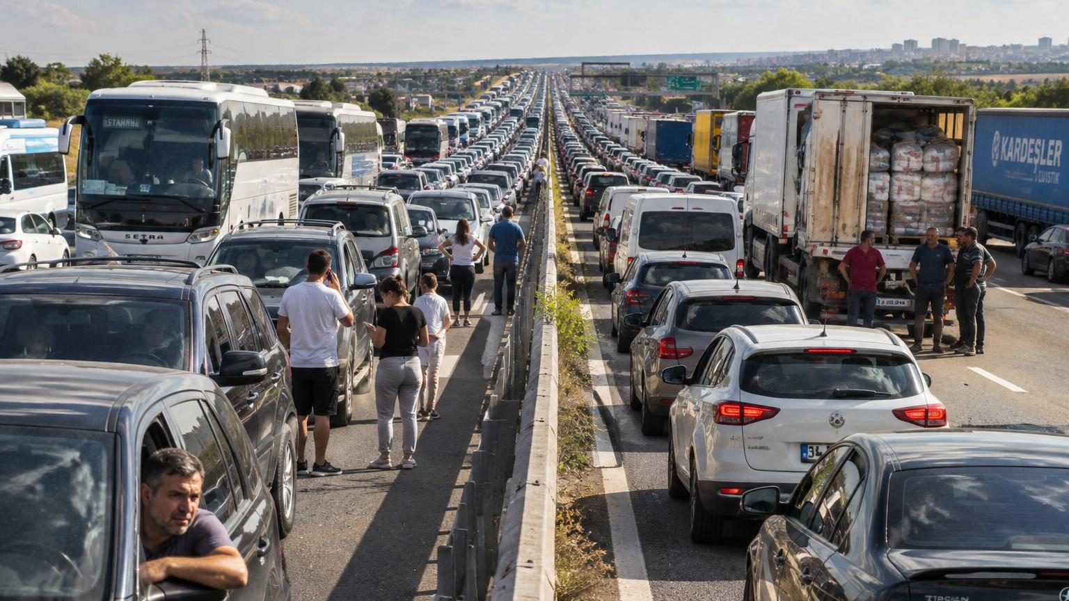 Le plus long embouteillage du monde a duré 12 jours sur 100 km : ce qui l&rsquo;a provoqué n&rsquo;était ni un accident ni la météo