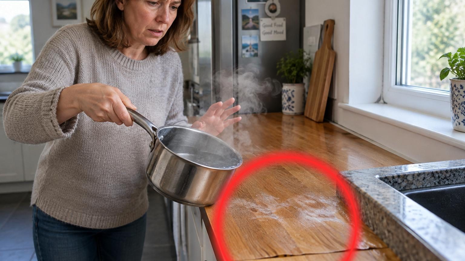L'eau bouillante pour nettoyer : les surfaces de la maison où il ne faut surtout jamais la verser